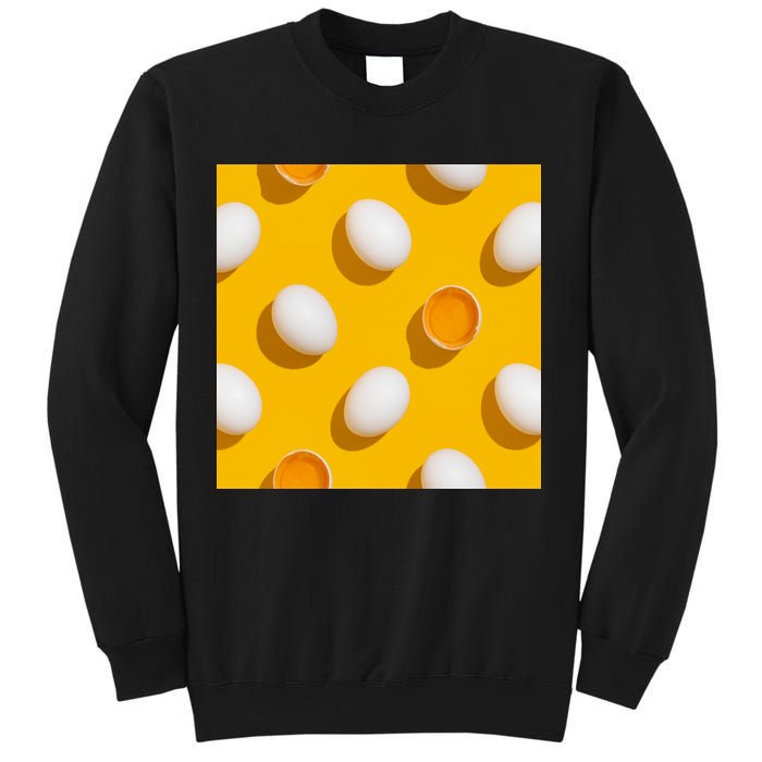 Chicken Eggs Pattern Sweatshirt