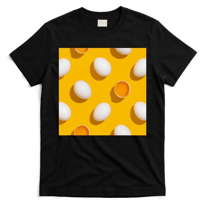 Chicken Eggs Pattern T-Shirt