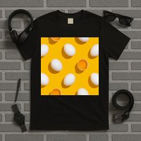 Chicken Eggs Pattern T-Shirt
