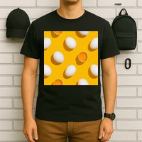 Chicken Eggs Pattern T-Shirt