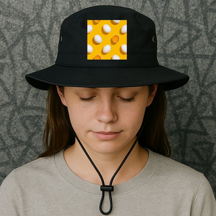 Chicken Eggs Pattern Bucket Hat