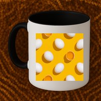 Chicken Eggs Pattern Mug