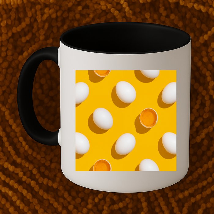 Chicken Eggs Pattern Mug