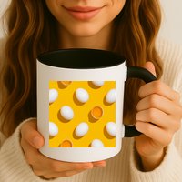 Chicken Eggs Pattern Mug