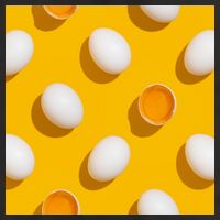 Chicken Eggs Pattern Beanie
