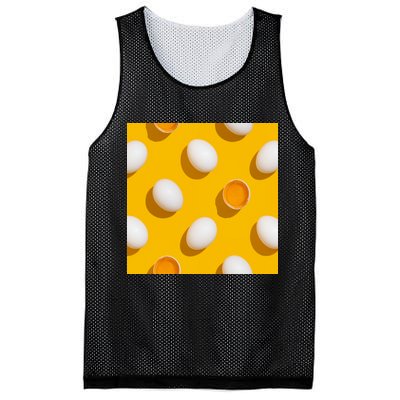 Chicken Eggs Pattern Mesh Reversible Basketball Jersey Tank