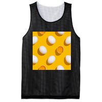 Chicken Eggs Pattern Mesh Reversible Basketball Jersey Tank