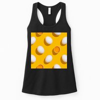 Chicken Eggs Pattern Womens Tank Top