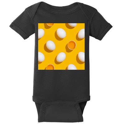 Chicken Eggs Pattern Baby Bodysuit