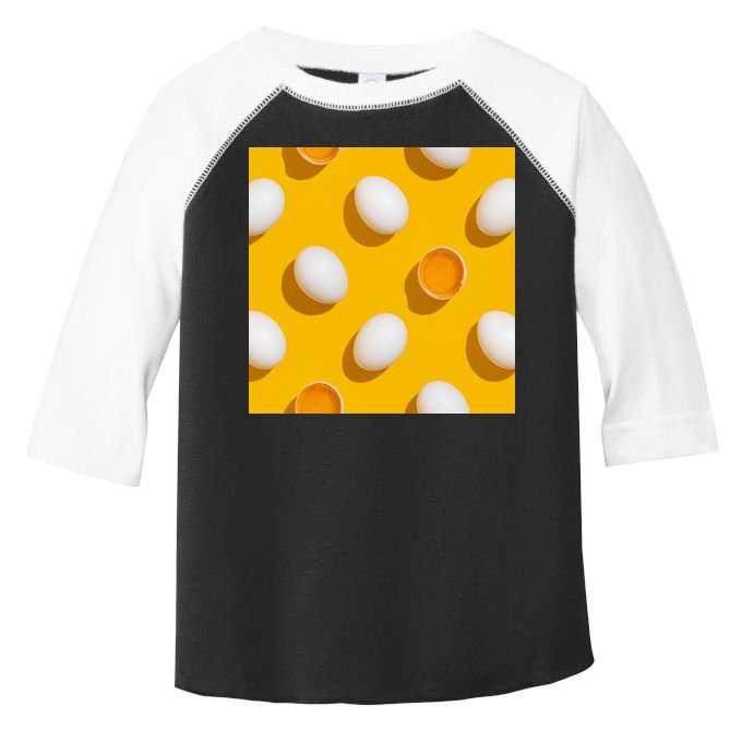 Chicken Eggs Pattern Toddler Fine Jersey T-Shirt