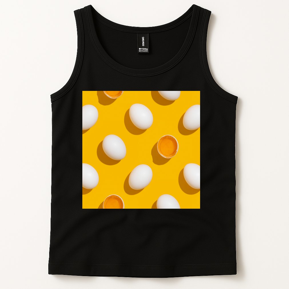 Chicken Eggs Pattern Tank Top