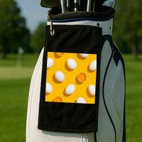 Chicken Eggs Pattern Golf Towel