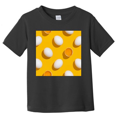 Chicken Eggs Pattern Toddler T-Shirt