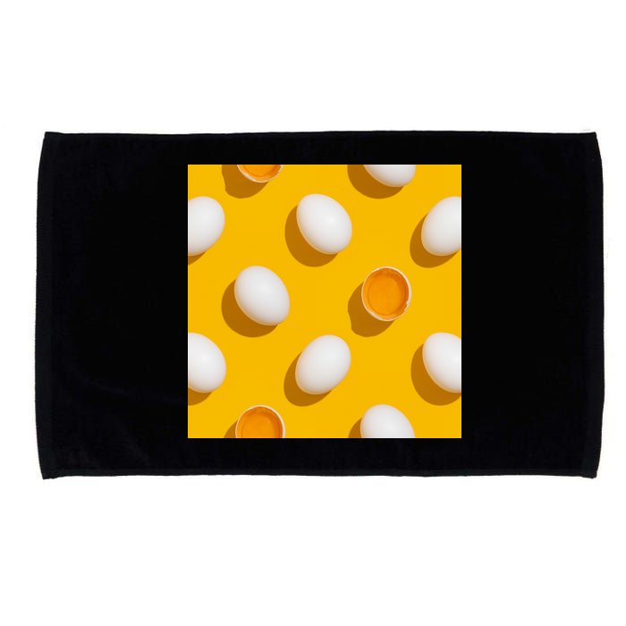 Chicken Eggs Pattern Microfiber Hand Towel