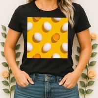 Chicken Eggs Pattern Womens T-Shirt