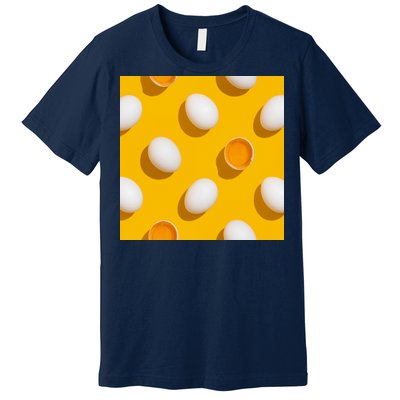 Chicken Eggs Pattern Premium T-Shirt