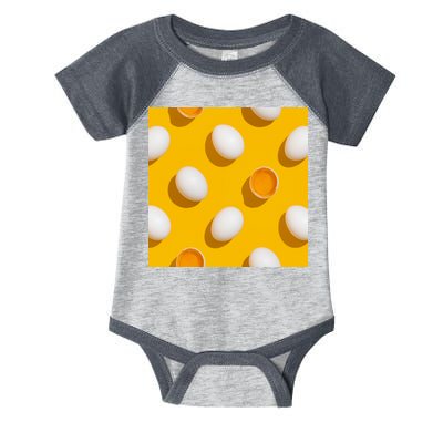 Chicken Eggs Pattern Infant Baby Jersey Bodysuit