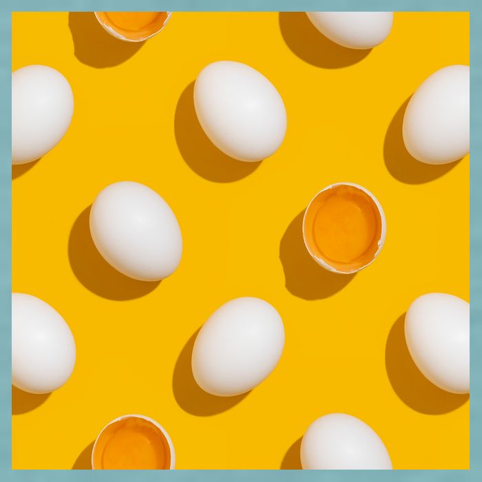 Chicken Eggs Pattern Sueded Cloud Jersey T-Shirt