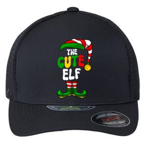 Cute Elf Pajama Matching Group Christmas Holiday Flexfit Unipanel Trucker Cap