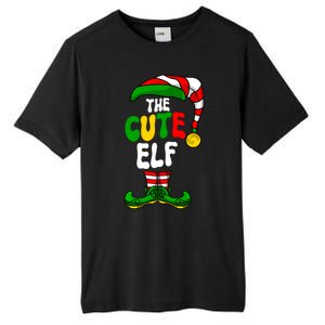 Cute Elf Pajama Matching Group Christmas Holiday Tall Fusion ChromaSoft Performance T-Shirt