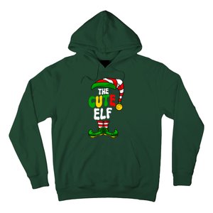 Cute Elf Pajama Matching Group Christmas Holiday Hoodie