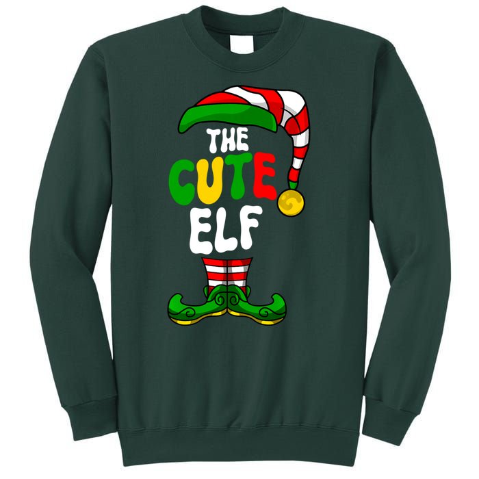 Cute Elf Pajama Matching Group Christmas Holiday Sweatshirt