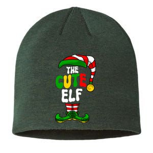 Cute Elf Pajama Matching Group Christmas Holiday Sustainable Beanie