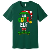 Cute Elf Pajama Matching Group Christmas Holiday Premium T-Shirt