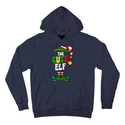 Cute Elf Pajama Matching Group Christmas Holiday Tall Hoodie