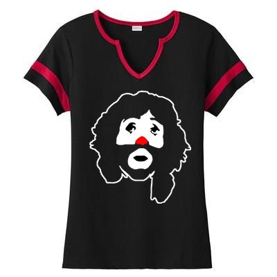 Cepillin Clown Red Nose Ladies Halftime Notch Neck Tee