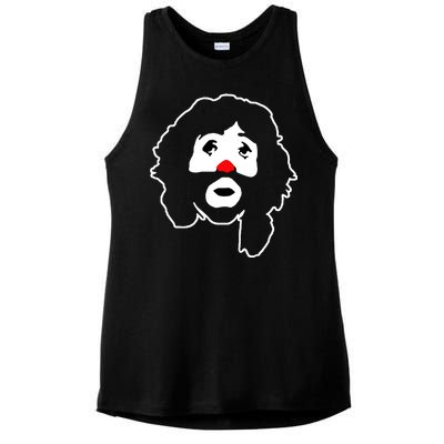 Cepillin Clown Red Nose Ladies PosiCharge Tri-Blend Wicking Tank