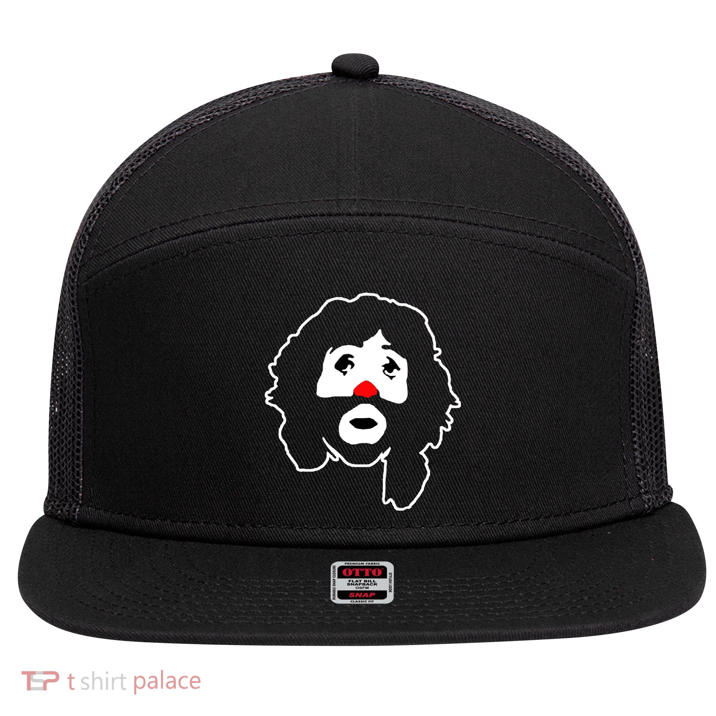 Cepillin Clown Red Nose 7 Panel Mesh Trucker Snapback Hat