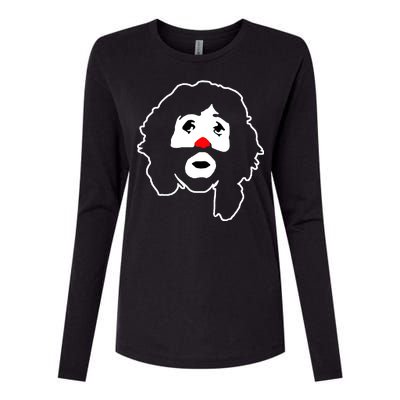 Cepillin Clown Red Nose Womens Cotton Relaxed Long Sleeve T-Shirt