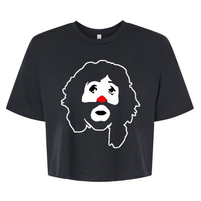 Cepillin Clown Red Nose Bella+Canvas Jersey Crop Tee