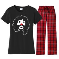 Cepillin Clown Red Nose Women's Flannel Pajama Set