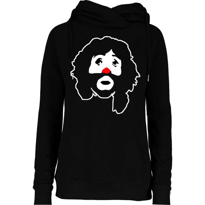 Cepillin Clown Red Nose Womens Funnel Neck Pullover Hood