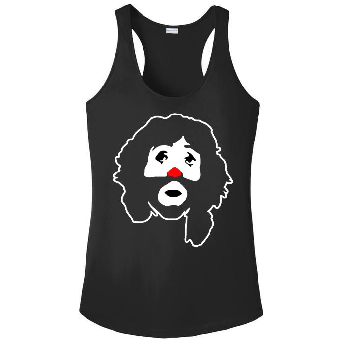 Cepillin Clown Red Nose Ladies PosiCharge Competitor Racerback Tank