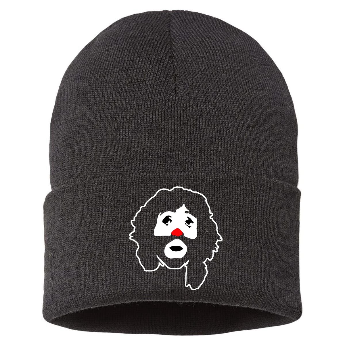 Cepillin Clown Red Nose Sustainable Knit Beanie