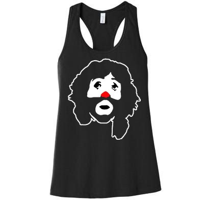 Cepillin Clown Red Nose Women's Racerback Tank