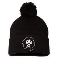Cepillin Clown Red Nose Pom Pom 12in Knit Beanie