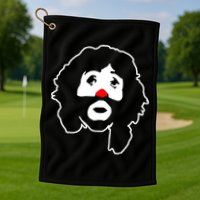 Cepillin Clown Red Nose Golf Towel