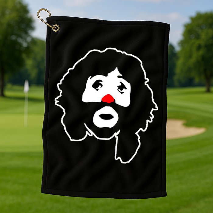 Cepillin Clown Red Nose Golf Towel