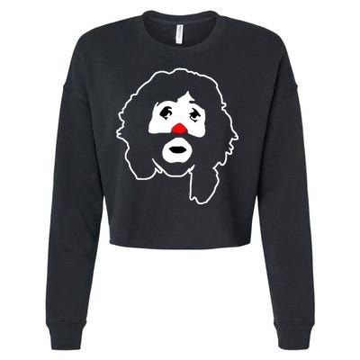 Cepillin Clown Red Nose Cropped Pullover Crew