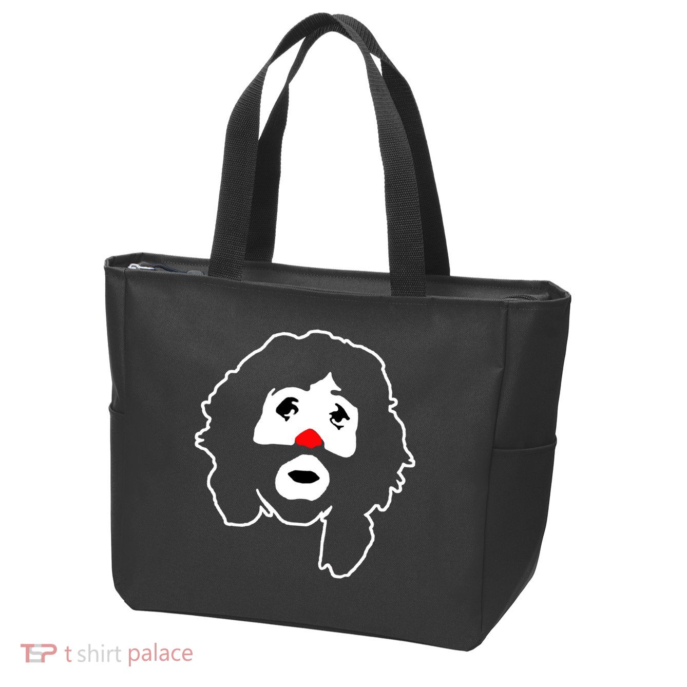 Cepillin Clown Red Nose Zip Tote Bag