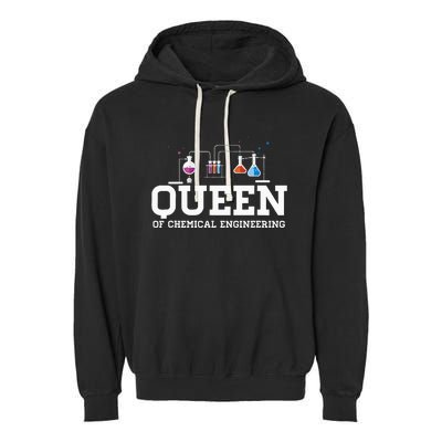 Chemical Engineering Queen Chemical Engineer Outfit Gift Garment-Dyed Fleece Hoodie