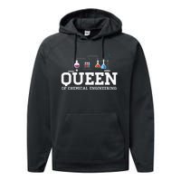 Chemical Engineering Queen Chemical Engineer Outfit Gift Performance Fleece Hoodie