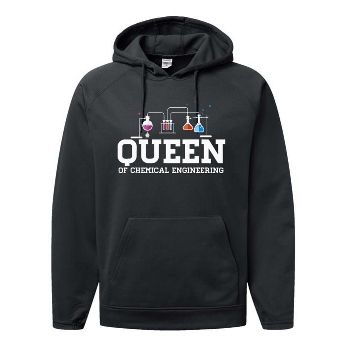 Chemical Engineering Queen Chemical Engineer Outfit Gift Performance Fleece Hoodie