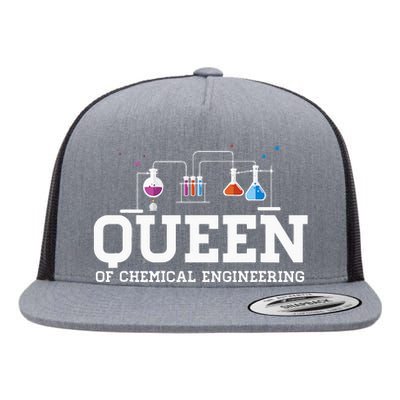 Chemical Engineering Queen Chemical Engineer Outfit Gift Flat Bill Trucker Hat