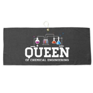 Chemical Engineering Queen Chemical Engineer Outfit Gift Large Microfiber Waffle Golf Towel