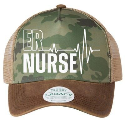 Cool Emergency Room Nurse Design For Men Women ER Nursing Legacy Tie Dye Trucker Hat